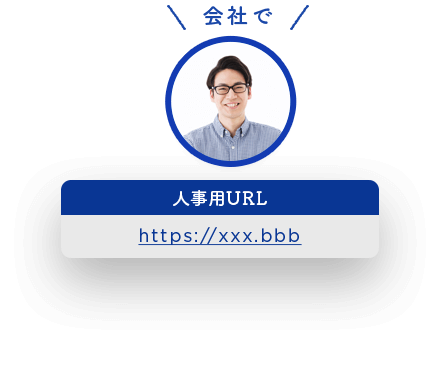 会社で